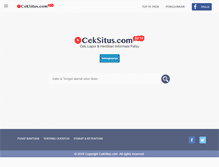 Tablet Screenshot of ceksitus.com